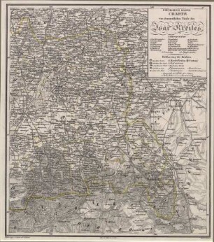 Koenigreich Baiern. Charte von dem oestlichen Theile des Isar-Kreises