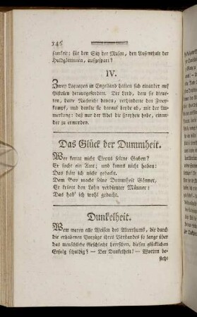 Dunkelheit.
