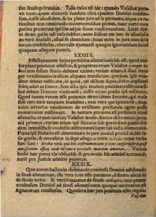 Disputatio Iuridica Secunda, Solennis De Iure Feudorum