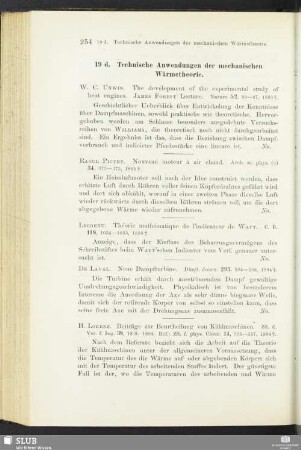 19d. Technische Anwendungen der mechanischen Wärmetheorie
