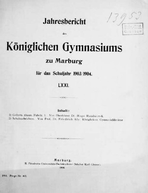 1: Gellerts älteste Fabeln : aus den "Belustigungen des Verstandes und des Witzes"