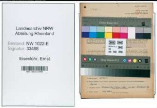 Entnazifizierung Ernst Eisenlohr , geb. 28.08.1899 (Ingenieur)