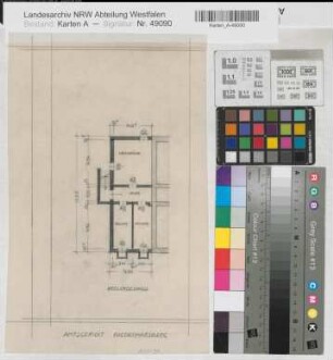 (Nieder-)Marsberg, Amtsgericht, Kellergeschoss, Grundriss