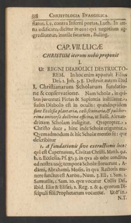 Cap. VII. Lucae Christum iterum nobis proponit ...