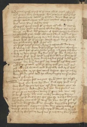 'Das Steinbuch' (Schluss, s. oben, 1r-2v)
