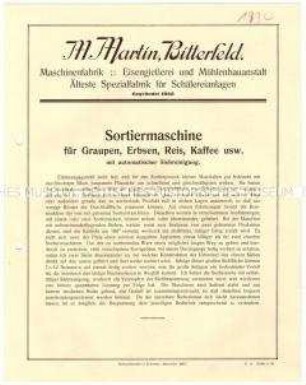 Sortiermaschine