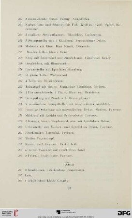 Zinn (Nr.286-302)