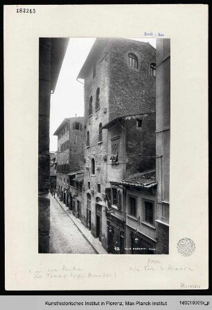 Via Por Santa Maria, Florenz