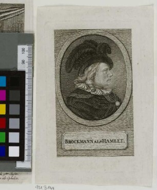 Brockmann als Hamlet