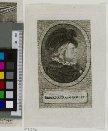 Brockmann als Hamlet
