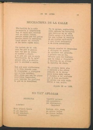 Muchachita de la calle