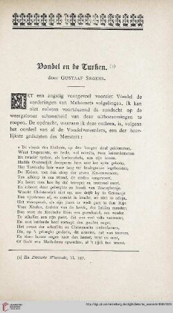 Vondel en de Turken