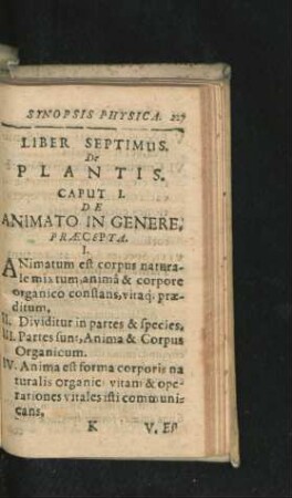 Liber Septimus. De Plantis.
