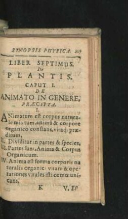 Liber Septimus. De Plantis.