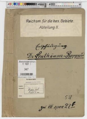 Entschädigung Dr. Leuthäuser-Boppard