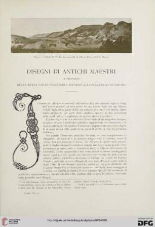 8: Disegni di antichi maestri a proposito della terza parte dell'opera intorno alle collezioni di Oxford