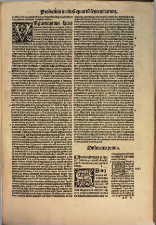 ... pars huius operis videlicet disputata sancti Bonaventure in ... librum Sententiaru[m], 4. Quarta pars huius operis sc[ilicet] quarti Sententiaru[m] cum disputatis sancti Bonaventure