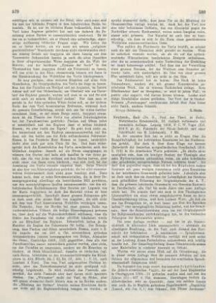 580-583 [Rezension] Gesenius, Wilhelm, Wilhelm Gesenius' Hebräische Grammatik