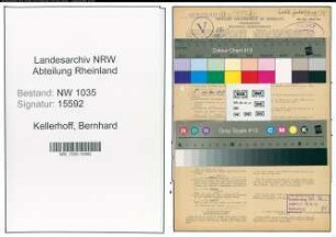 Entnazifizierung Bernhard Kellerhoff , geb. 30.06.1909 (Ingenieur)