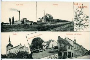 Schafstädt. verschiedene Ortsansichten