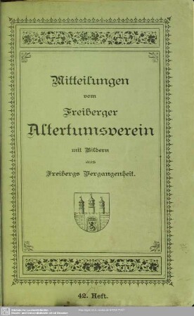 42/45.1906/09: Mitteilungen des Freiberger Altertumsvereins