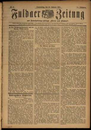 Ausgabe vom Donnerstag, den 25. Februar 1897.