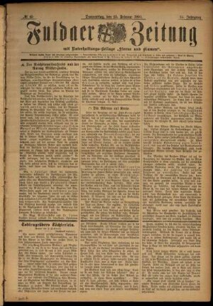 Ausgabe vom Donnerstag, den 25. Februar 1897.