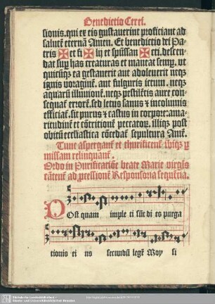 Ordo in Purificatio[n]e beate marie virgis ...