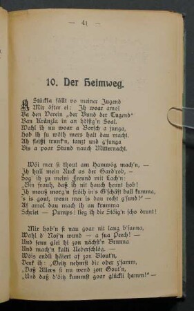10. Der Heimweg.