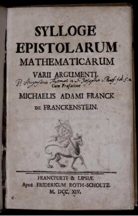 Sylloge Epistolarum Mathematicarum Varii Argumenti