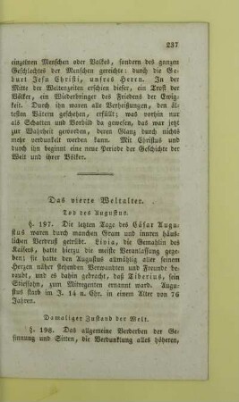 Das vierte Weltalter