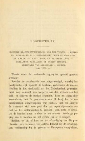 Hoofdstuk XXI. Grootere krachtsontwikkeling van den vijand ...