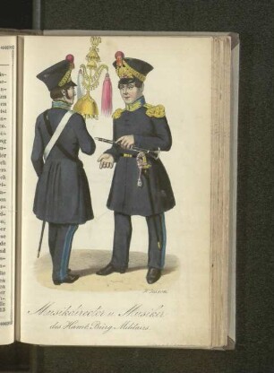 Musikdirector u. Musiker des Hamb. Bürg. Militairs.