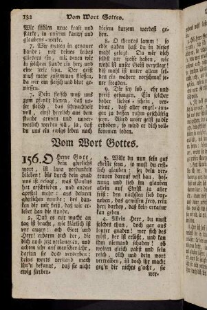 132-137, Vom Wort Gottes (156-162)
