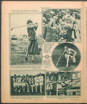Noticiario del deporte británico [Fotografías]