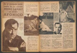 En el momento culminante de su carrera Pedro Laxalt se quedó afónico