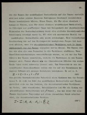 Einführung der Massen, chemischen Verbindungen, Phasen