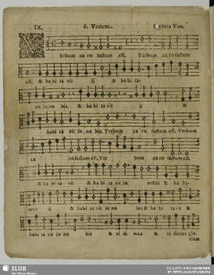 IX. Verbum caro factum est