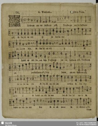 IX. Verbum caro factum est