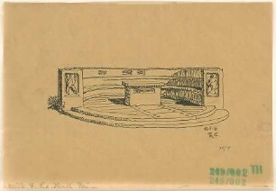 Fischer, Theodor; München; Grab Dr. Hirth - Perspektive