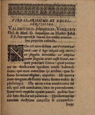 Exercitatio Philologico-Medica. De Incubatione In Fanis Deorum Medicinae Causa Olim Facta