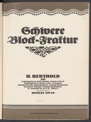 Schwere Block-Fraktur