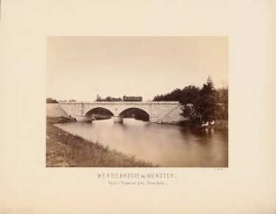 Venlo-Hamburger Eisenbahn. Wersebrücke, Münster: Ansicht
