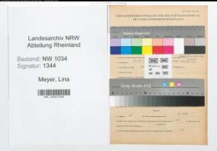 Entnazifizierung Lina Meyer , geb. 31.07.1913 ()