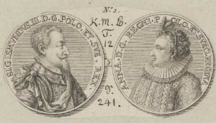 Bildnis von Constantia, Königin von Polen und Sigismvndvs III., König von Polen