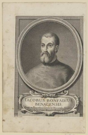 Bildnis des Iacobus Bonfadius Benacensis