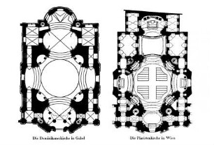 Grundriss der Dominikanerkirche in Deutsch Gabel
