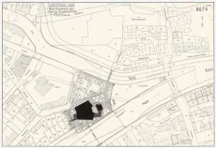 Evangelische Stadtkirche Pforzheim: Lageplan 1:500