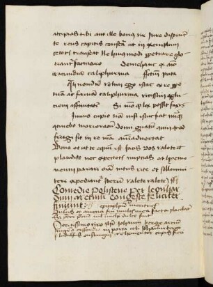 Epistola ad magistrum Johannem de Berga Erfordiae