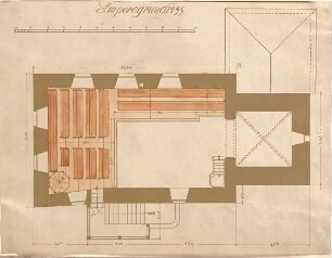 Dolmetsch, Theodor; Riet; Kirche - Emporen (Grundriss)